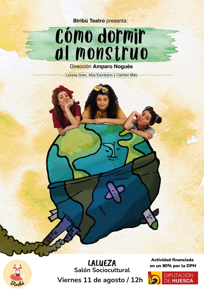 Imagen Actividades de Educación y Difusión Medio Ambiental 2023 en San Lorenzo del Flumen y Lalueza. Biribú Teatro.