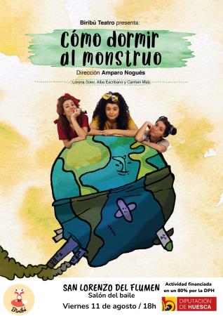 Imagen Biribú Teatro con la obra "Cómo dormir al monstruo"