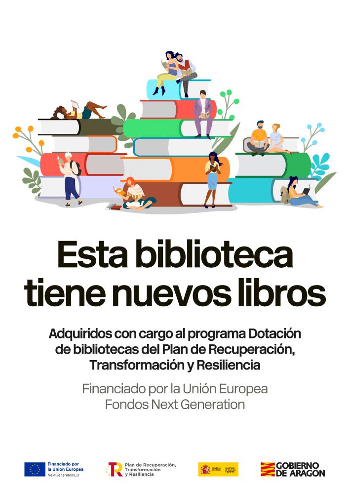 Imagen Nuevos libros en la biblioteca de Lalueza financiados por la Unión Europea Fondos Next Generation.