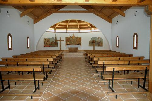 Imagen: Interior de la Iglesia de San Lorenzo de Flumen