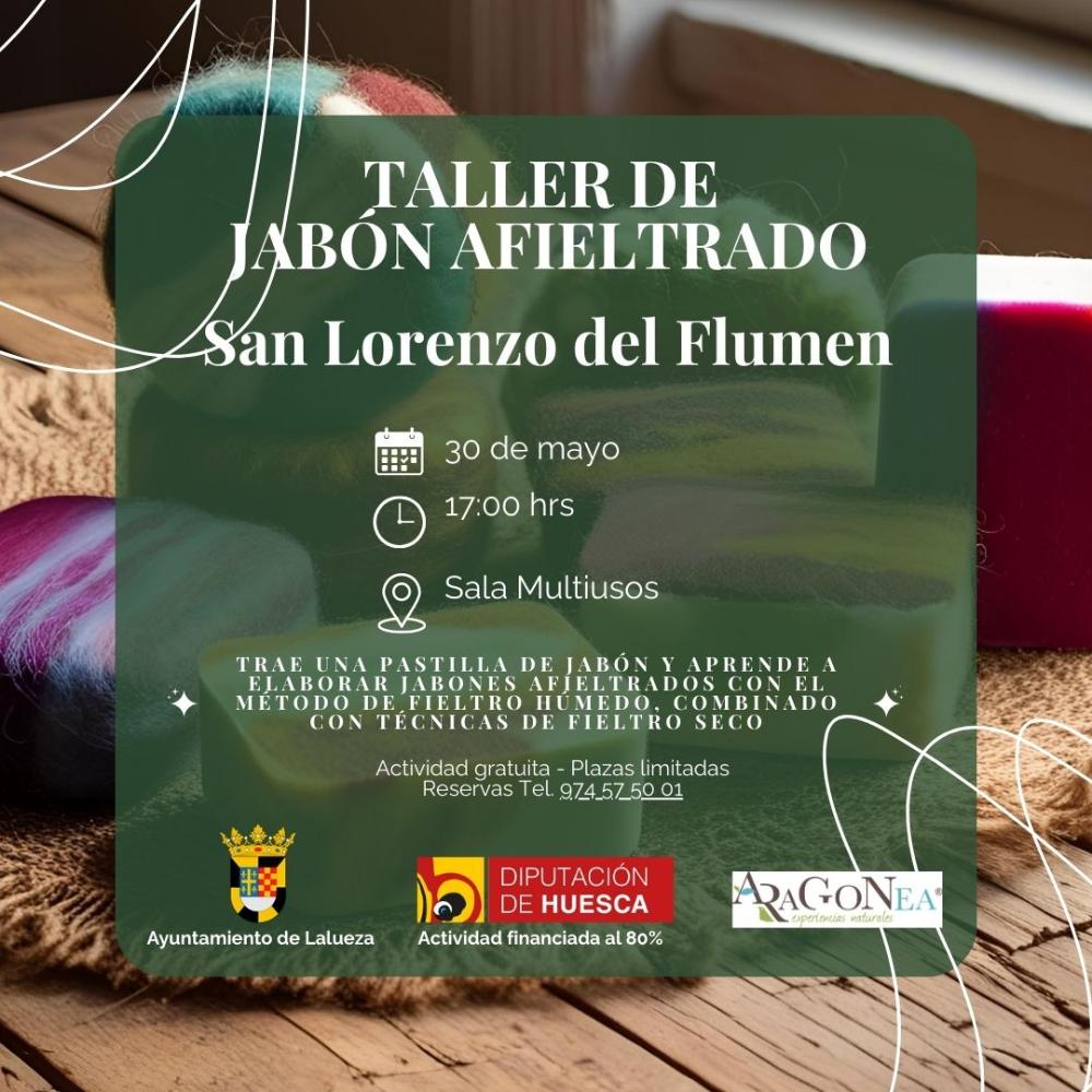 Imagen Taller de jabón afieltrado en San Lorenzo del Flumen.