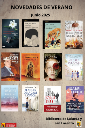Imagen Novedades de verano en Biblioteca de Lalueza y San Lorenzo