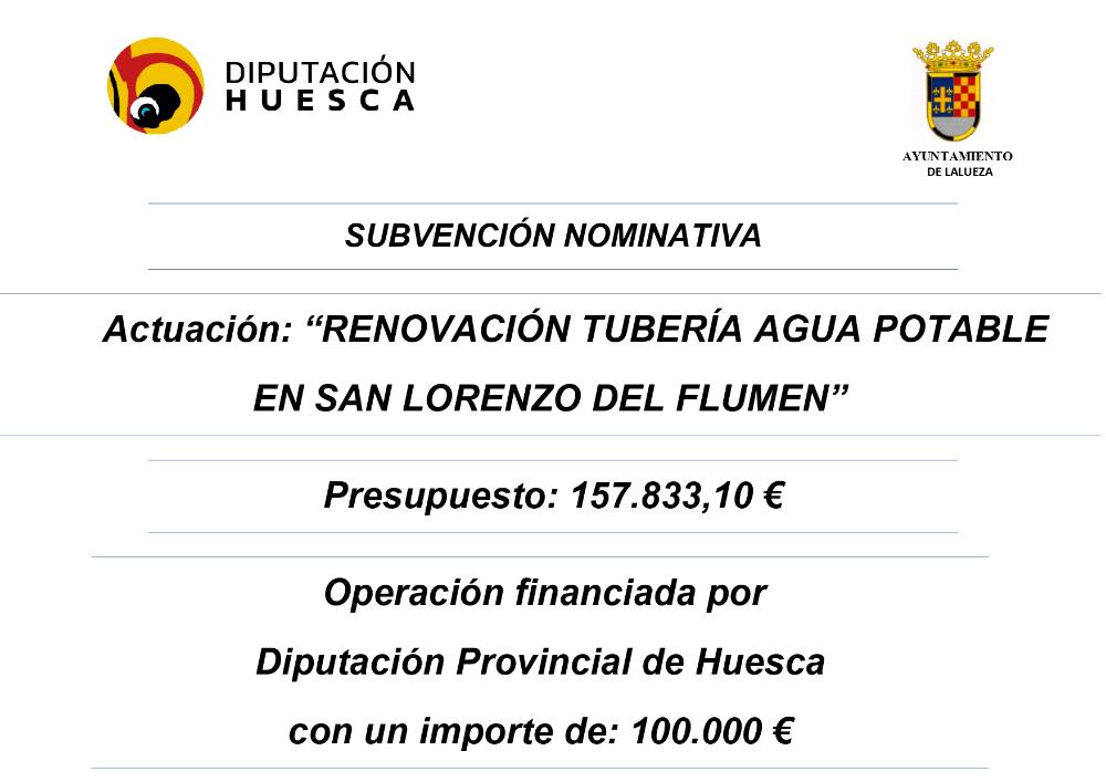 Imagen Subvención de Diputación Provincial de Huesca 