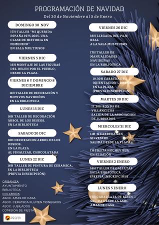 Imagen Programación de Actividades de Navidad en San Lorenzo del Flumen.