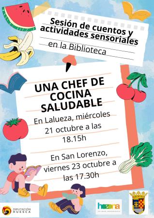 Imagen Sesión de cuentos y actividades sensoriales en la biblioteca.